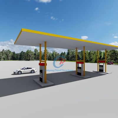 Canopy metallico prefabbricato resistente alle intemperie
