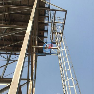 Torre di serbatoi d' acciaio resistenti, serbatoi di acciaio elevati per lo stoccaggio dell' acqua