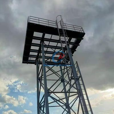 Torre d' acqua in acciaio galvanizzato, serbatoio di accumulo d' acqua elevato