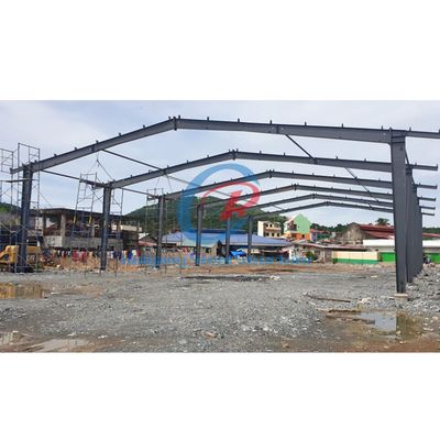 Campo da basket in acciaio prefabbricato resistente alle intemperie Sala sportiva in acciaio