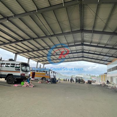 Copertura del campo da basket all' aperto, Stadio con struttura in acciaio