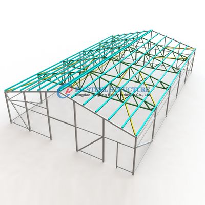 Struttura di costruzione in metallo pre-progettata su misura per soluzioni di stoccaggio efficienti