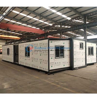 Moderna casa container di 20 piedi espandibile ufficio prefabbricato casa container con 1 camera da letto