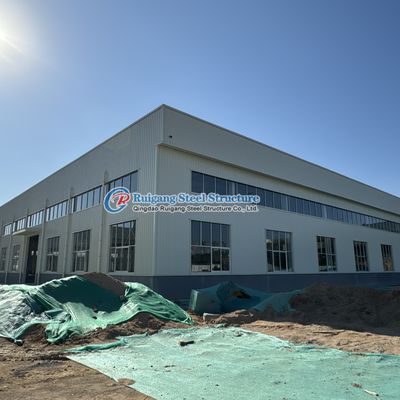 Facile da costruire struttura in acciaio prefabbricata magazzino hangar