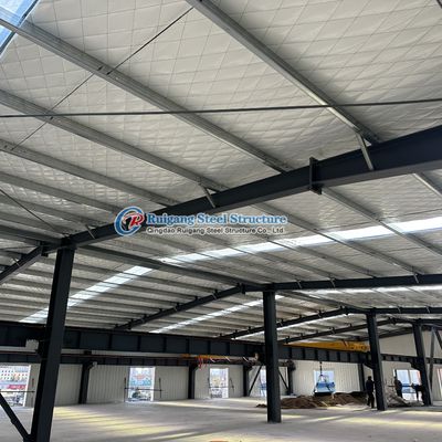 Progettazione di edifici industriali Struttura di acciaio magazzino Peso leggero Certificati SGS/Ce/ISO