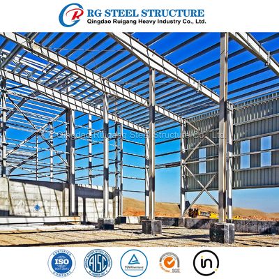Prefabbricazione di edifici in metallo, struttura in acciaio leggero, magazzino per ufficio, su misura