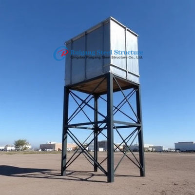 Struttura in acciaio galvanizzato Torre del serbatoio dell'acqua Stand per il serbatoio dell'acqua da 10000 litri in Africa
