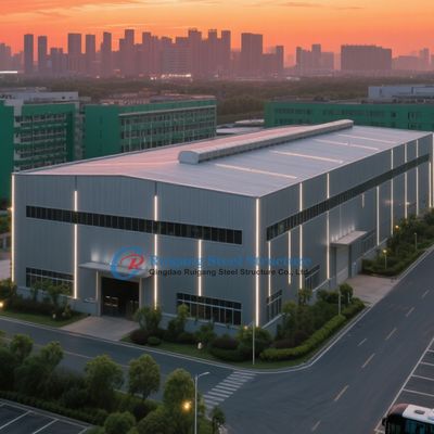 Magazzino con struttura in acciaio personalizzata, leggero, prefabbricato e zincato