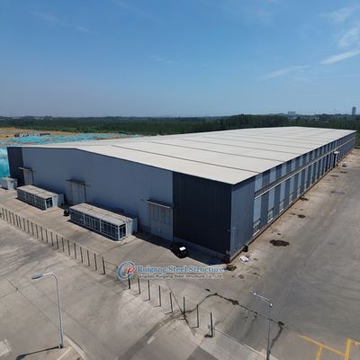 Magazzino modulare in struttura d'acciaio personalizzabile, leggero e durevole