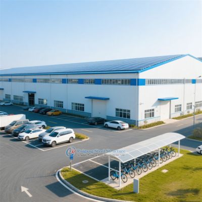 Magazzino con struttura in acciaio personalizzata con durata di 50 anni