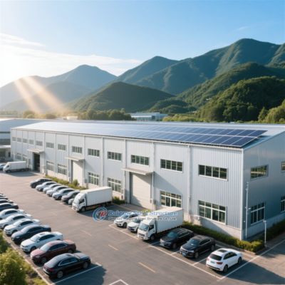 Magazzino prefabbricato con struttura in acciaio personalizzata a sezione H per stoccaggio