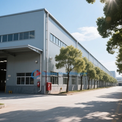 Costruzione di cornici in acciaio prefabbricata su misura per magazzini industriali con grande estensione