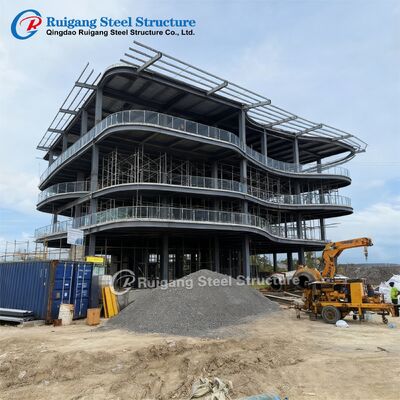 Moderno edificio di struttura in acciaio multipiano edificio di uffici prefabbricato Hotel
